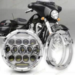 7 Inch Led Headlight With Bracket Mounting Ring For Harley-davidson Street Glide. Fixed Price $47.99.