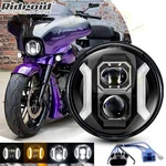 Upgrade 7" Led White Drl Headlight For Harley Street Glide 2006-23 Road King. Fixed Price $50.99.