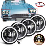4PCS Round 5-3/4 5.75" 110W Led Headlights Hi/lo Drl For Chevy Biscayne Chevelle. Fixed Price $81.69.