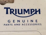 New Genuine Oem Triumph Speedmaster Auxillary Lamp Kit Chrome A9838006 Nos. Fixed Price $329.88.