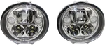 Custom Dynamics CDTB-575OV-C Trubeam Led Headlight Kit 5.75" Chrome. Fixed Price $799.95.