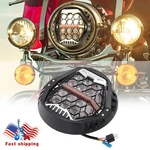 7"INCH Led Projector Chrome Hi/lo Headlight For Harley Street Glide Softail Flhx. Fixed Price $102.95.