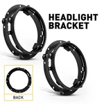 Black 7" Headlight Mounting Brackets Fits For Jeep Wrangler Jk 2007-2016 2PCS. Fixed Price $35.14.