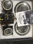 Sunpie 7" Rgbw Halo Led Headlight With 4" Cree Fog Combo Kits. Fixed Price $70.00.