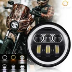 New 80W 5.75" Led Headlight For Harley Dyna Super Wide Glide Low Rider Sportster. Fixed Price $35.99.