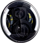 Letric Lighting Co 7" Led Deluxe Hdlght Turns Black W/ Mnt Illumination. Fixed Price $140.91.