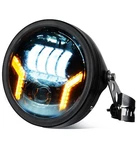 7INCH Led Motorcycle Headlight With White Drl Amber Turn Signal He.... Fixed Price $109.40.