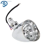 Motorcycle Chrome Visor Headlight Lamp 12V For Bobber Chopper Dyna. Fixed Price $43.92.