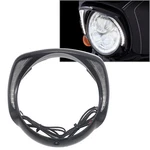 Led Headlight Headlamp Bezel Visor Trim Fit For Harley Touring 2014+ Black. Fixed Price $46.20.