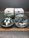 2/PACK New Wagner 6015 Round Low/high Sealed Beam Headlight Headlamps 7" Glass. Fixed Price $49.99.