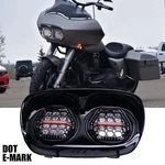 Dot 5 3/4" Dual Led Front Headlight For Harley Road Glide 2004-2013 Hi/low Beam. Fixed Price $199.99.