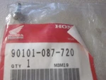 Nos Honda Screw 80-83 C70 85-86 CH150 86-88 CH250 1986 CN250 90101-087-720 Qty. Fixed Price $9.94.