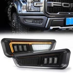 Raptor Fog Lights With Sequential Amber Turn Signal Drl Bumper Driving Li.... Fixed Price $236.06.