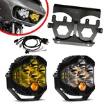 Baja Designs LP6 Pro Headlight Kit For 2015-2023 Harley Road Glide Clear/amber. Fixed Price $1129.90.