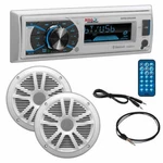 Boss MCK632WB6 Marine Receiver With Bluetooth And Pair 6.5" Speakers Antenna Aux. Fixed Price $122.75.