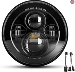 Dot Approved 7INCH Black Led Headlight Compatible With Motorcycle. Fixed Price $119.80.