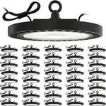 Sunco 40 Pack 150W Ufo Led High Bay Light, 21000 Lumens, Dimmable 0-10V. Fixed Price $2441.99.
