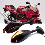 Pair Sport Mirrors Rearview W/ Led Turn Signal For Honda 1999-2006 CBR600 F4/F4I. Fixed Price $38.86.