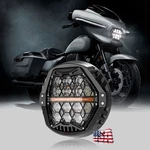 For Harley Street Glide Softail Flhx Newest 7" Led Projector Headlight Hi-lo Drl. Fixed Price $112.99.
