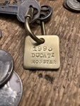 1993 Ducati Monster Motorcycle Key Fob. Fixed Price $14.95.