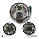 7 Inch Motorcycle Led Headlight & 2X 4.5" Fog Passing Lights (classic Chrome). Fixed Price $33.50.