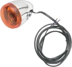 Chris Deuce-style Turn Signal Chrome Bracket Mount With Amber Lens 8887A. Fixed Price $31.36.