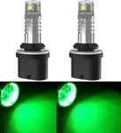 Led 20W 880 H27 Green Two Bulbs Fog Light Replacement Upgrade Lamp Stock Show Oe. Fixed Price $27.00.