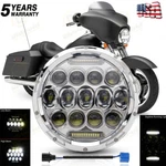 For Victory V92 Sc Tc Cruiser Motorcycle 7" Led Headlight Hi/lo Beam In Chrome. Fixed Price $34.99.