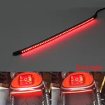 Led Brake Turn Signal Smoke Tube Red Yellow 29CM For Motorcycle. Fixed Price $31.52.