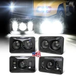 4PC 4X6" Led Headlight Hi/lo H4 For Freightliner FLD120 FLD112 FLC112 Classic Lx. Fixed Price $120.99.