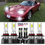 For Corvette C5 1997-2004 Combo 6000K Led Headlight Hi/low Beam Fog Bulbs. Fixed Price $31.78.