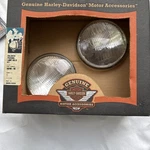 Harley-davidson Vintage Motorcycle Headlight Set. Fixed Price $75.00.
