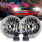 7"INCH Chrome Housing Diamond Cut Headlights H4 Bulb Kit For 1967-1972 Chevy C10. Fixed Price $40.98.