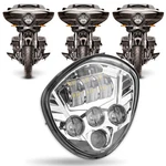 Motorcycle Chrome Led Headlight Custom For Victory Cross Country/cruisers Series. Fixed Price $69.11.