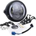 7 Inch Round Led Motorcycle Headlight With Housing Bucket Amber Turn Signal. Fixed Price $139.87.