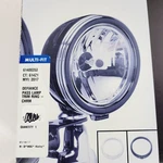 Harley Davidson 62-LATER In. Defiance Auxiliary Lamp Trim Rings 61400353. Fixed Price $189.95.