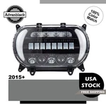Advanblack "attack" Led Headlight For 2015+ Harley Road Glide Fltrx. Fixed Price $579.00.