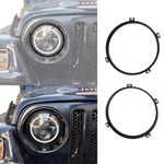 Pair Steel Headlight Rings Mounting Brackets For 1997-2006 Jeep Wrangler Tj. Fixed Price $14.79.