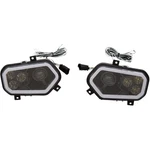 Moose Polaris Led Headlights - Black, With Drl. Fixed Price $349.95.