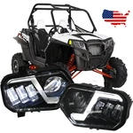 For Polaris Rzr Xp 900/4 900/800/S 2411854/2411855 Led Bumper Headlight Kit. Fixed Price $133.00.