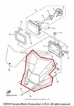 New Oem Yamaha Headlight Lamp Housing Cover Blue. Fixed Price $59.95.