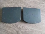 Pair Of Used Original Genuine Porsche 914-6 Headlight Covers Green. Fixed Price $55.00.