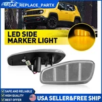 Left&right Side Signal Lamp For 2015-2023 Jeep Renegade Front Park Turn Light Ek. Fixed Price $19.94.