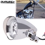 Motorcycle Chrome Visor Bullet Headlight Lamp For Harley Bobber Chopper Dyna. Fixed Price $65.95.