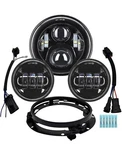 Alyoned 7 Inch Motorcycle Led Headlight 4.5" Fog Passing Lights Dot Kit. Fixed Price $68.00.
