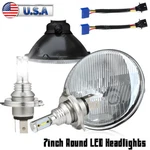 7 Inch Led Glass Headlight Round, Original Classic Look Conversion Chrome Pair. Fixed Price $50.86.