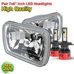 Ford Bronco F650 F100 E250 H6014 Pair 7X6INCH Led Headlights High/low. Fixed Price $89.99.