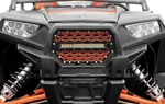 Modquad Front Grill With 10IN. Light Bar Black/orange RZR-FGLS-1K-OR 37-5894. Fixed Price $207.34.