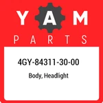 4GY-84311-30-00 Yamaha Body, Headlight 4GY843113000, New Genuine Oem Part. Fixed Price $145.76.