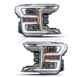 Customized Chrome Full Led Headlights Sequential 18-20 Ford F-150 Lariat. Fixed Price $611.59.